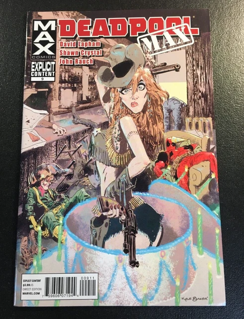 Deadpool Max 9 KEY 1st app WEASEL and TANYA Inez Temple Vol 1 Max Kyle Baker
