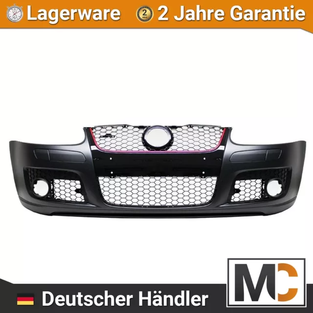 Stoßfänger Vorne +Zubehör + Wabengrill für VW Golf 5 V inklusive ABE auf GTI
