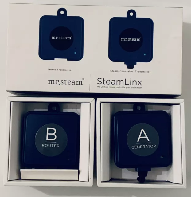 Mr. Steam SteamLinx casa móvil + transmisores generador de vapor KitC2 0608-520129