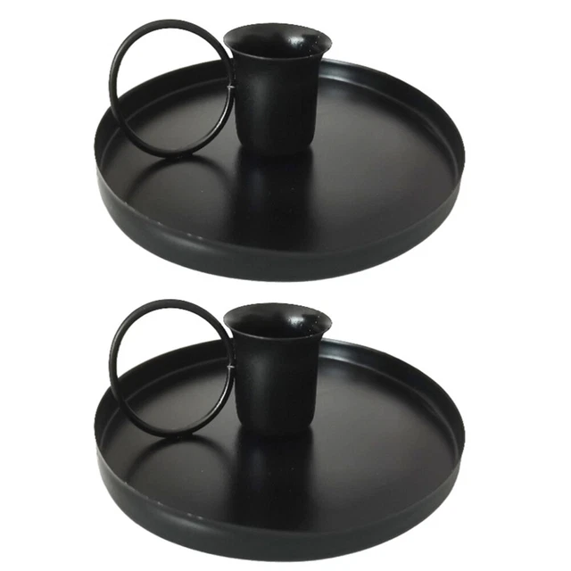 Chic Iron Safe Candle Stand Candle Holder Candlestick for Indoor Home