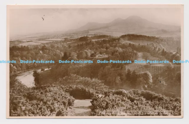 C011664 2489. Eildons from Bemersyde. Sir Walter Scotts View. A. R. Edwards. 194