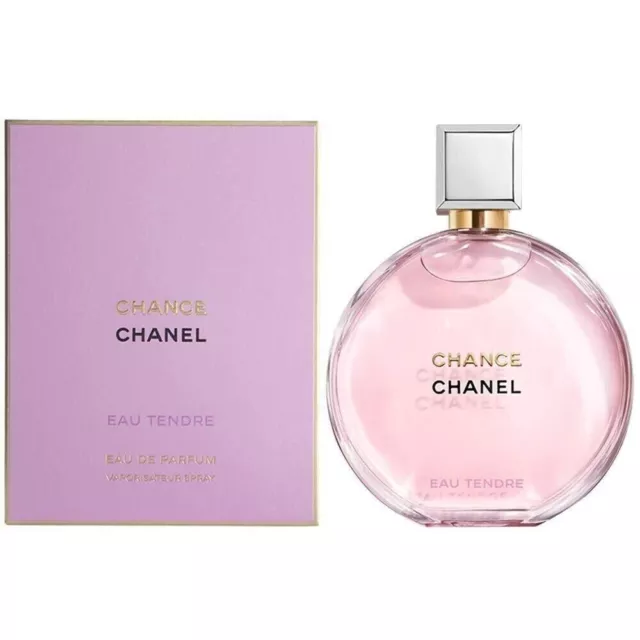 CHANEL CHANCE EAU Tendre Eau De Parfum 3.4 fl oz / 100 ml New With Box  £123.46 - PicClick UK