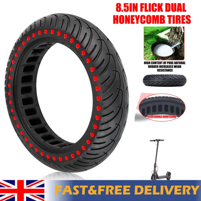 8.5 Solid Puncture Proof Electric Scooter Tyres Flat Free Tire Replacement Wheel