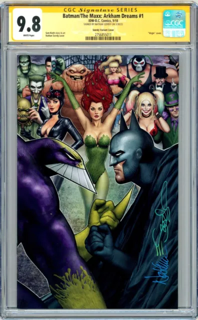 CGC SS 9.8  Batman Maxx #1  Nathan Szerdy Variant Cover Art Poison Ivy Catwoman