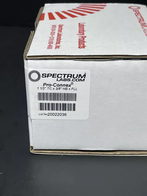 Repligen Sanitary Fitting 1.5 to 3/8 in. 90 deg Hose Barb Box of 6 Fittings