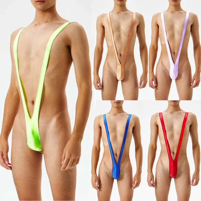 Costume Mankini Uomo - Ispirato A Borat, Perizoma Sexy Con Bretelle