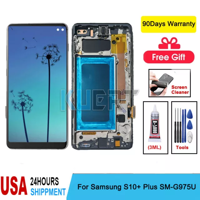 For Samsung Galaxy S10+ Plus G975U OLED LCD Display Touch Screen Assembly +Tools