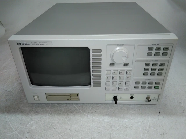 Hewlett Packard 3588A 10Hz- 150MHz Spectrum Analyzer Option 001 Power Test AS-IS