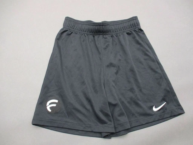 Nike Size M(10-12) Boys Black Athletic DriFit Performance Track Shorts T331