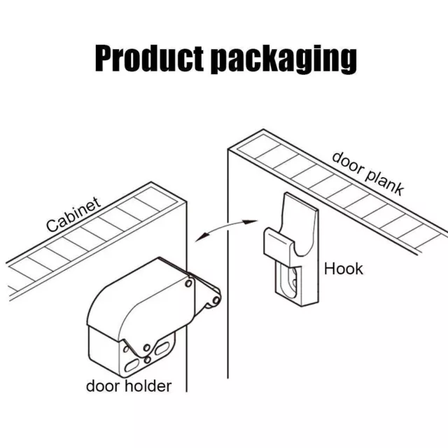 Push to Open Touch Catch Latch Lock Bounce Cabinet Cupboard Doors