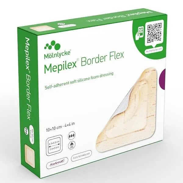 Mepilex Border Flex 10 x 10cm (box of 10)