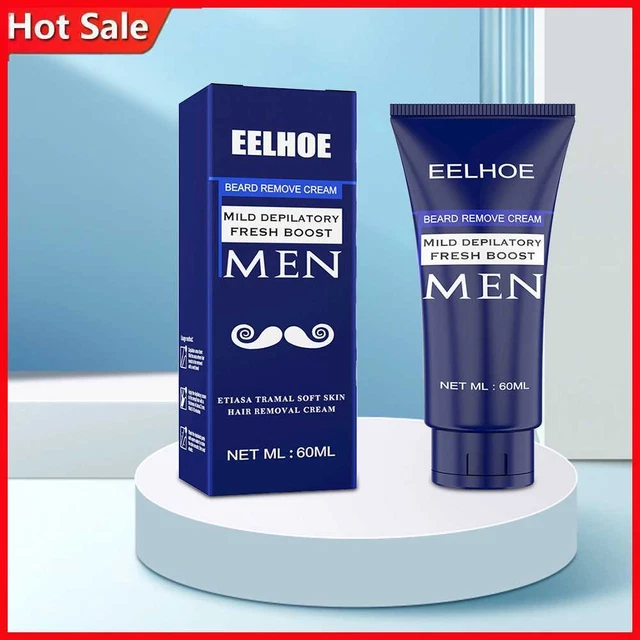 60 ml agente di rimozione dei capelli ingredienti naturali uomo veloce liscio per la cura della riparazione della pelle