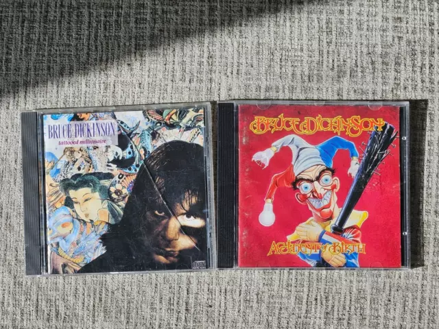 Lote de 2 CD Bruce Dickinson (Millonario Tatuado + Accidente de Nacimiento) Iron Maiden