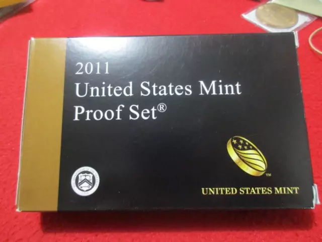 2011-S United States Mint 14 Coin Clad Proof Set. Ultra .Cameos OGP.    #MF-2020
