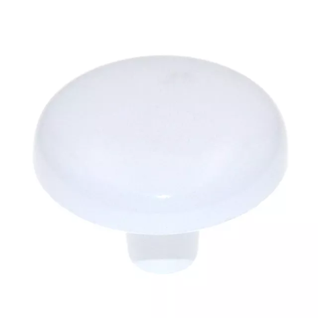 Amerock BP710-W White 1 1/4" Mushroom Cabinet Knob Pulls Shenandoah