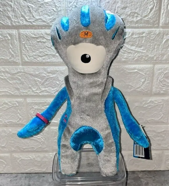 London 2012 Paralympics Mascot Mandeville Soft Plush Toy 12" Golden Bear Toys