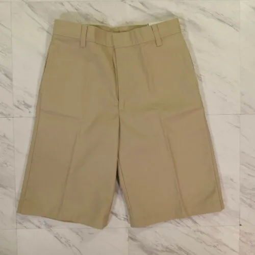 Tom Sawyer 1211 BR KHK Boys School Uniform Soft Twill Size 14 Waist 27 Shorts