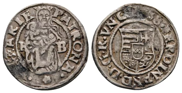 Hungary Silver Denar Coin -  Hungary 1538 AD - Ferdinand I