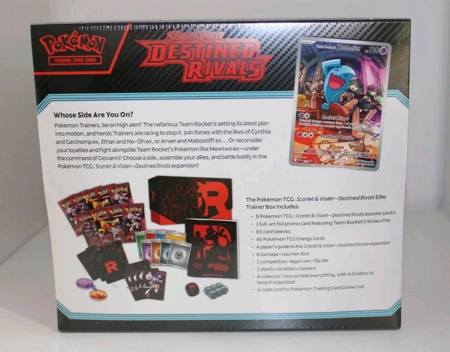 POKÉMON TCG SCARLET & Violet Destined Rivals Elite Trainer Box ETB ...
