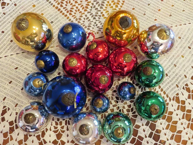Lot De 12 Boules De Noël  D80 Mm  En Verre Gypsophile Transparent 128490 1691154360