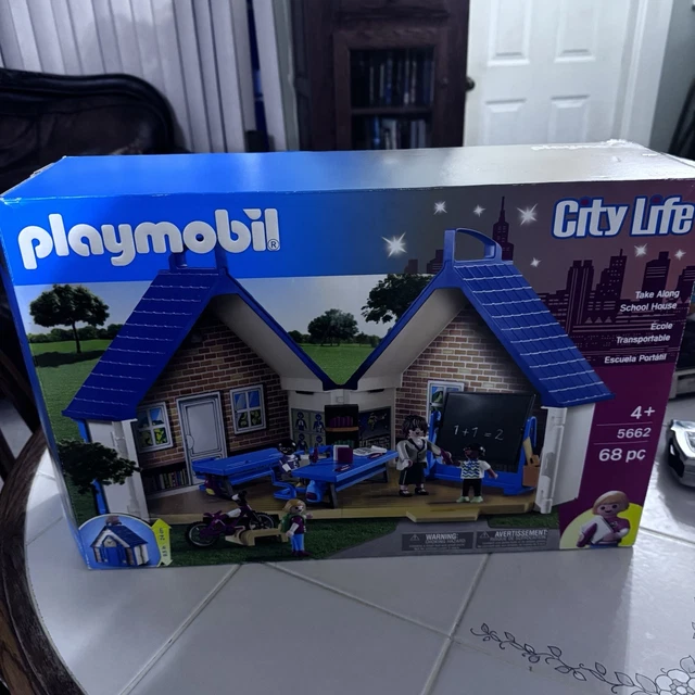 PLAYMOBILE 5662 CITY Life Casa Escolar Con Caja e Instrucciones