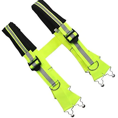 Firefighter Pant Suspenders Fire/Rescue Quick Adjust Suspenders with Reflecti...