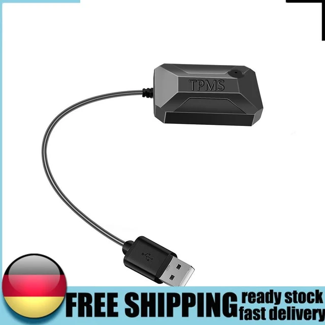 Dekimasu USB 3.0 TPMS f? Android Auto Stereo USB Reifendruck?erwachungssystem Au