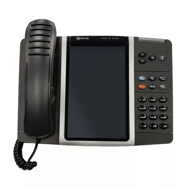 Mitel 5360 IP Phone Téléphone Poe Entreprise Bureau A Cornet Voip Libres