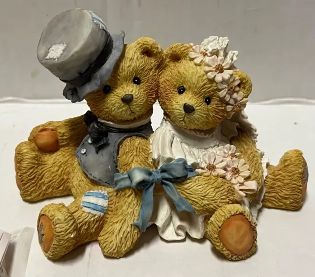 1992 Cherished Teddies "Robbie & Rachael" -Wedding Love Bears All Things- 2