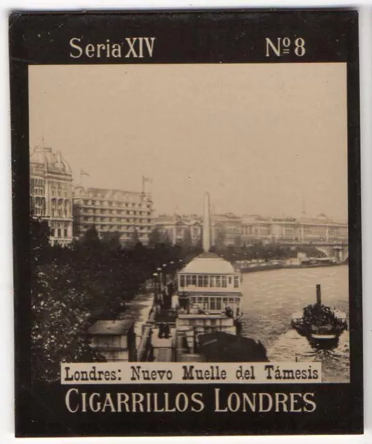 1900s Uruguay Photo Tobacco Card - Cigarrillos Londres S14 #8 New Thames Dock