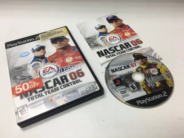 NASCAR 06 Total Team Control PS2 COMPLETE Sony Playstation 2