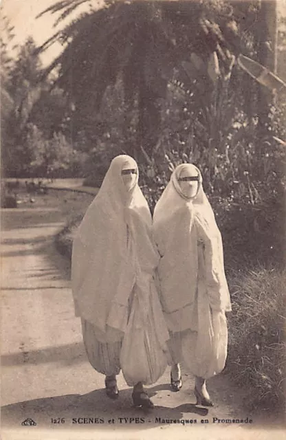 Algérie - Mauresques en promenade - Ed. CAP 1276