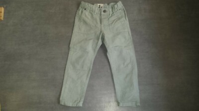 Jacadi JACADI 3 ans très beau pantalon chino en toile jaune fluo garçon printemps été 