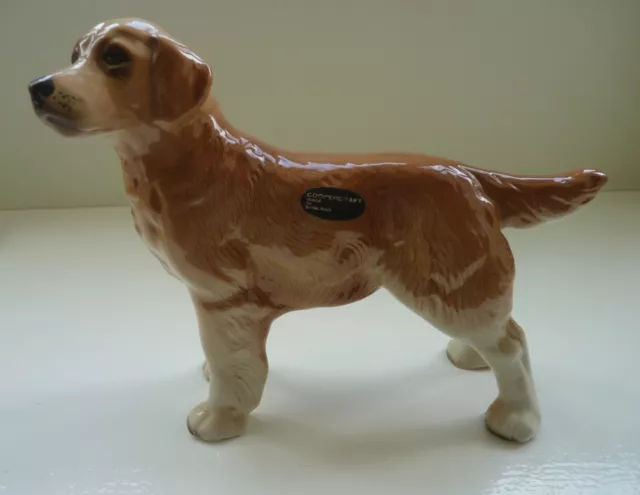 RED RETRIEVER DOG Vintage Ceramic Pottery Coopercraft Ornament Made in England