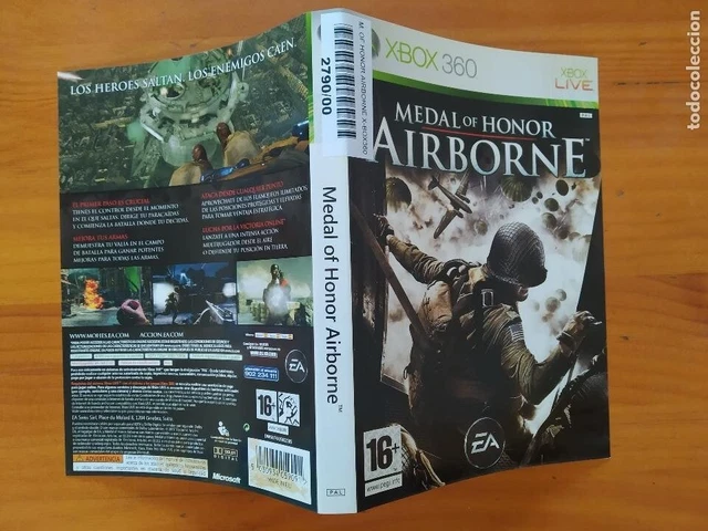 Xbox 360 Medal Of Honor Airborne - Solo Caratula - Sin Caja Ni Disco (De)