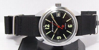 VOSTOK KOMANDIRSKIE MILITARY Soviet Wristwatch ZAKAZ MO USSR Ministry of Defence