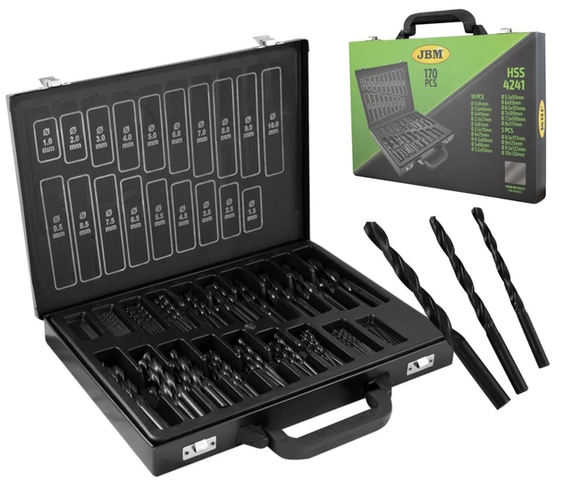 Foret Lot Baer Perceuse Métal HSSE / Co 1-10 MM X 0,5 Pâte - Foto 10