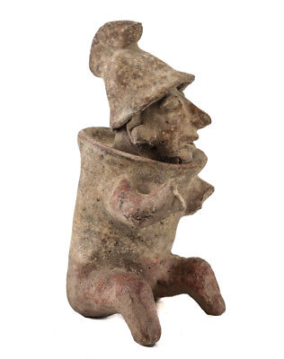 Pre-Columbian Pottery JALISCO Warrior or Pelote player Figure 2