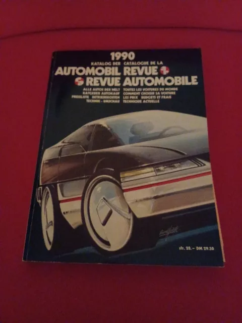 Original AUTOMOBIL REVUE Katalog 1990 Jahrbuch, Auto Katalog guter Zustand