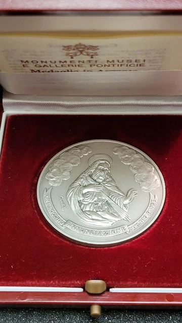 2000 VATICAN MUSEUM .925 Sterling Silver Commemorative Art Medal