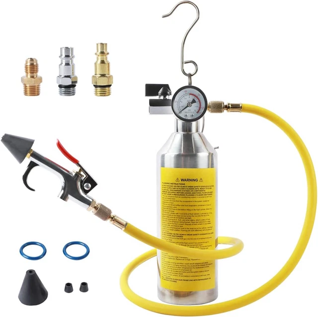 AC Flush Kit for House Car Auto AC Condenser Flushing Kit Automotive Home A/C Cl