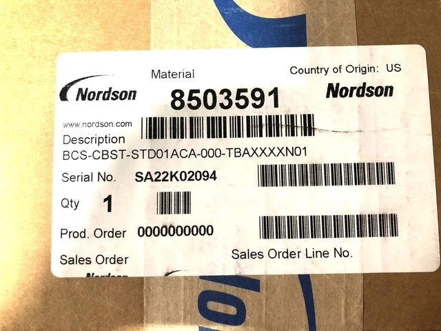 Original Nordson 8503591 solid blue S-complete gun