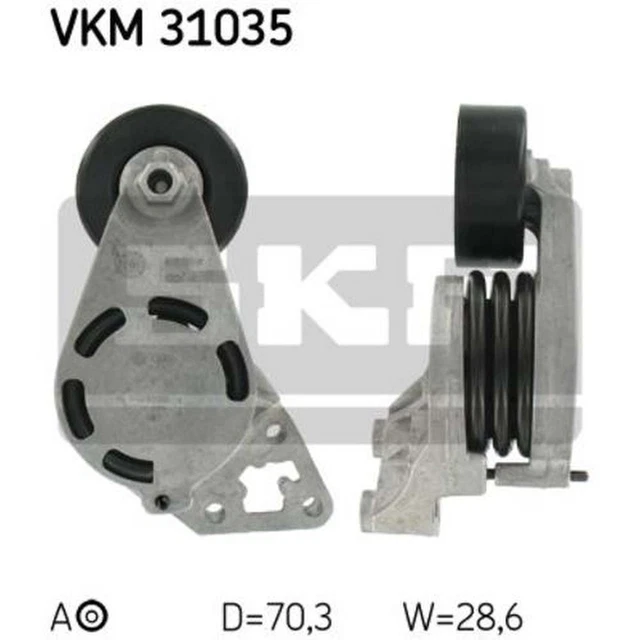 Poulie Courroie Trapézoïdiale SKF pour Skoda Fabia I (6Y2)