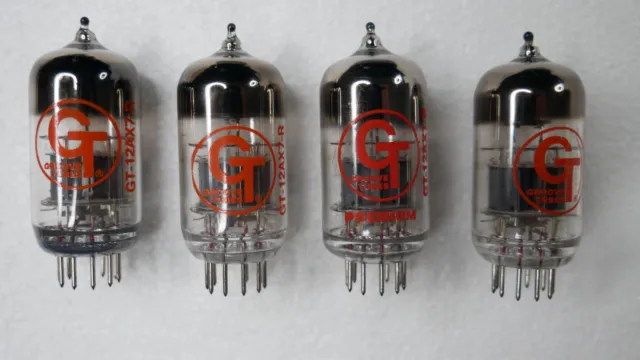Gt-12Ax7-R Quad Groove Tubes Made In Russia Preamp Tubes Test Good No Reserve