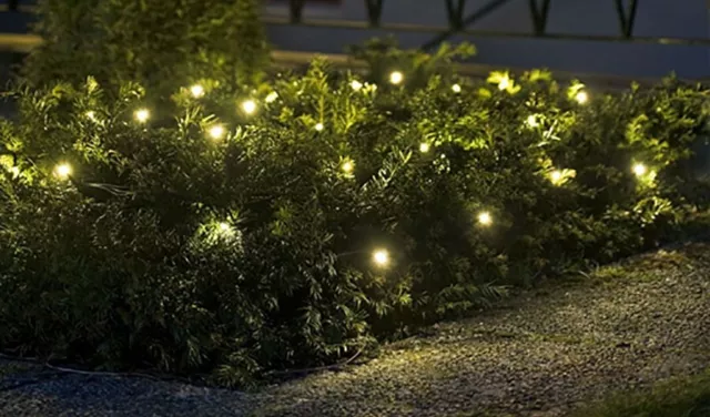 LED Lichterkette 100 LED´s warmweiß In- & Outdoor Weihnachtslichterkette IP44