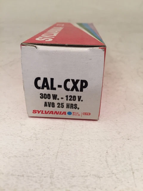 Sylvania CAL / CXP Projector Lamp 300 Watt 120V NOS Fast Free Shipping
