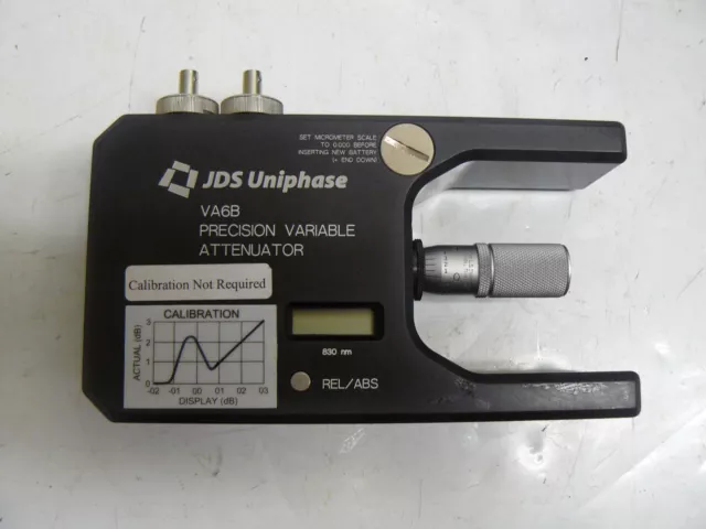 Jds Uniphase Va6B Precision Variable Attenuator Va6B79+1Kfp0