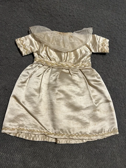 b>robe</b> <b>poupée</b> <b>ancienne</b> <b>SFBJ</b> <b>Jumeau</b> <b>Kestner</b> <b>Halbig</b> Heubach <b>dress</b