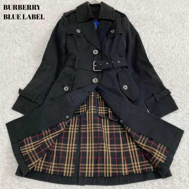 Burberry Blue Label trench coat with liner and Nova check