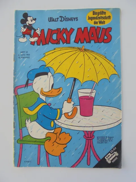 MICKY MAUS - Heft Nr. 23 - Von 1964 / Comic / Z. 2
